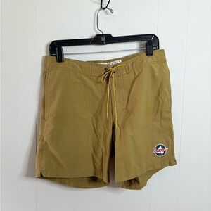 Burton mens brown tan shorts size 32